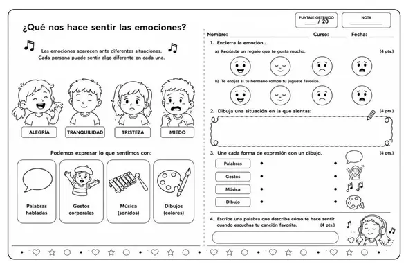 Las cualidades del sonido: altura, duración, intensidad, timbre y las emociones en la música,