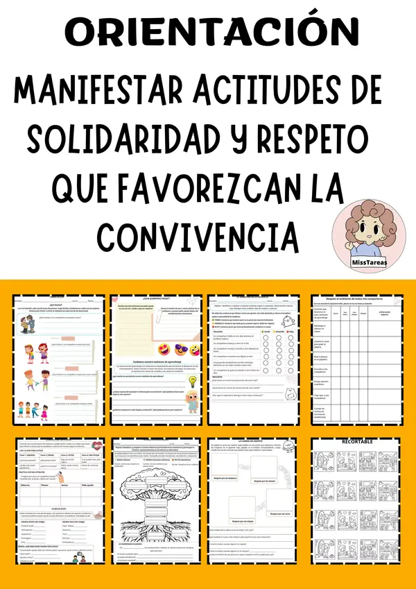 Ficha de Orientación: Solidaridad y Respeto - Prevención de la Violencia