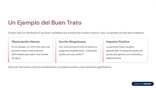 BUEN TRATO