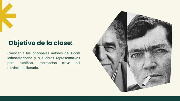 PPT Autores y autoras del Boom latinoamericano 