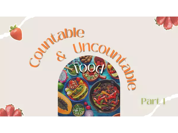 Countable and Uncountable Food (editable)