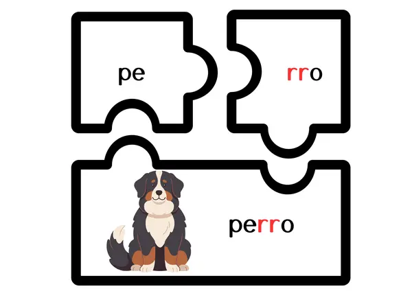 Puzzle palabras método matte