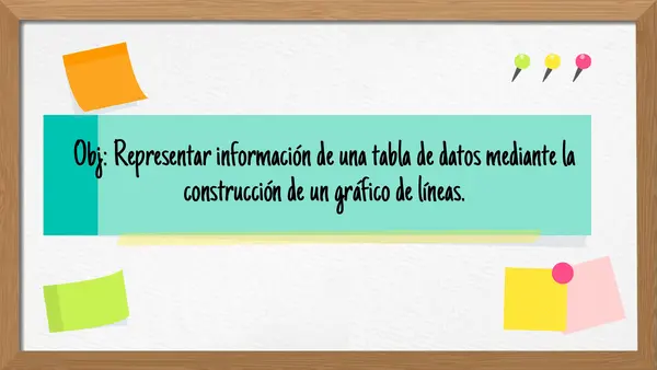 Representar información en gráficos de líneas