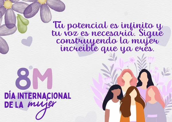 Tarjeta Día de la Mujer