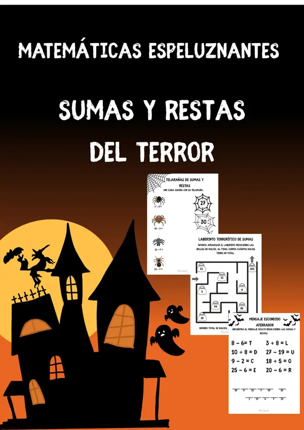 Halloween: sumas y restas espeluznantes