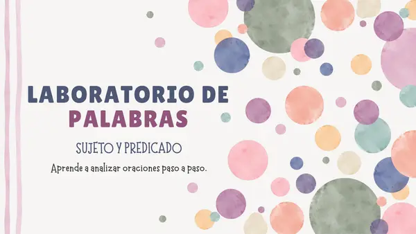 Sujeto y predicado