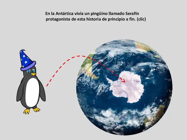 Pinguino Adivino. Adaptación interactiva del libro de Victoria Hurtado