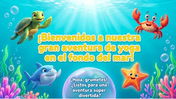 Yoga animales marinos