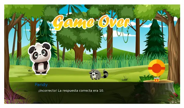 Aprende con Pandy Sumas y Restas - Juego educativo Renpy