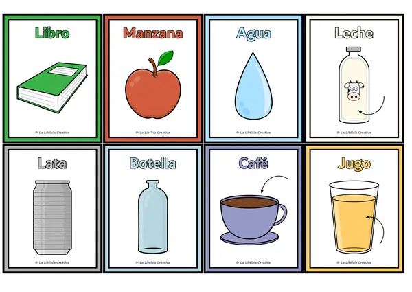 Juego cartas estados de la materia ciencias naturales 