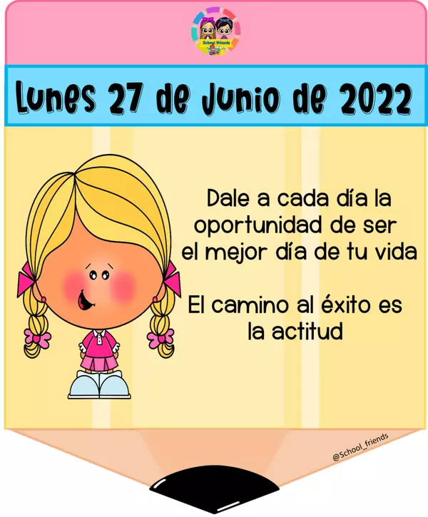 Cartelitos del 27 de Junio al 1 de Julio 