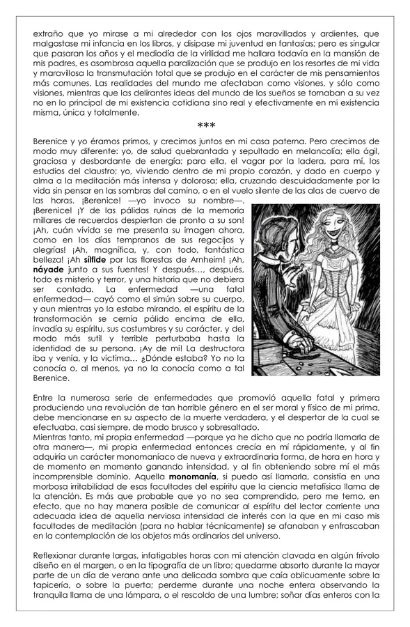 Guía de trabajo - Comprensión lectora Berenice (parte I) - 8° (Lengua y literatura)