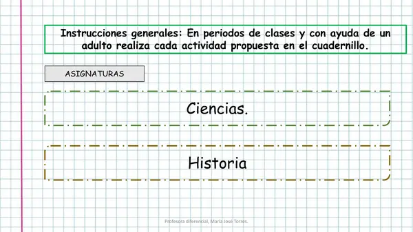Cuadernillo de trabajo: Historia y ciencias (pictogramas)