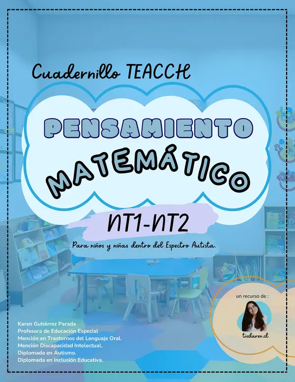 Cuadernillo TEACCH "Pensamiento Matemático"