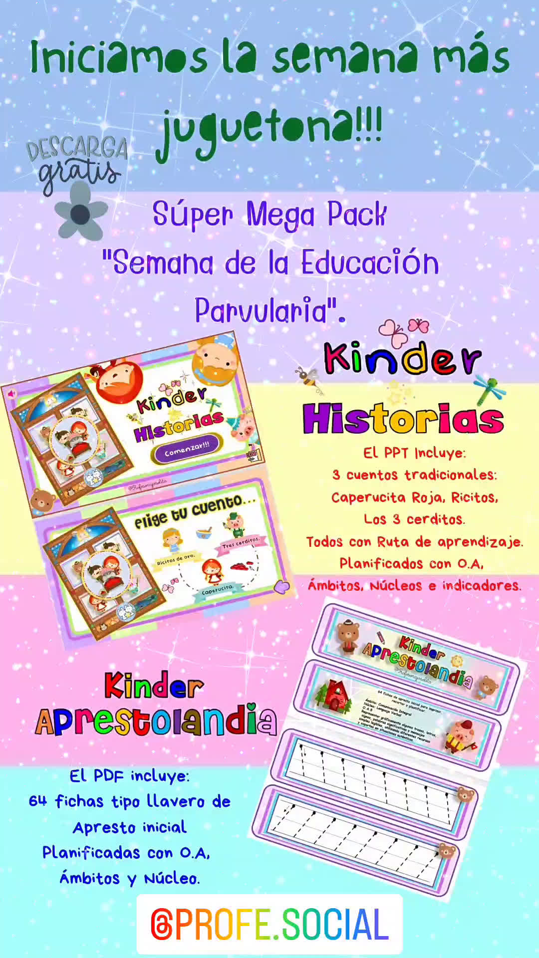 Super Mega Pack "Semana de la Educación Parvularia".