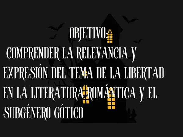 Literatura romántica y gótica
