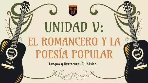 Unidad 5: El romancero y la lira popular (introducción, clase 1)