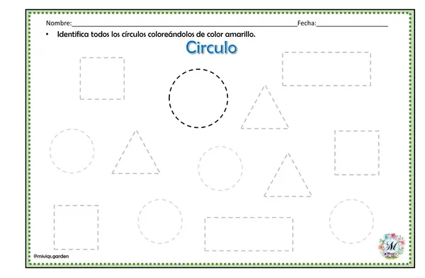 Cuaderno de Figuras Geométricas (15 Actividades)
