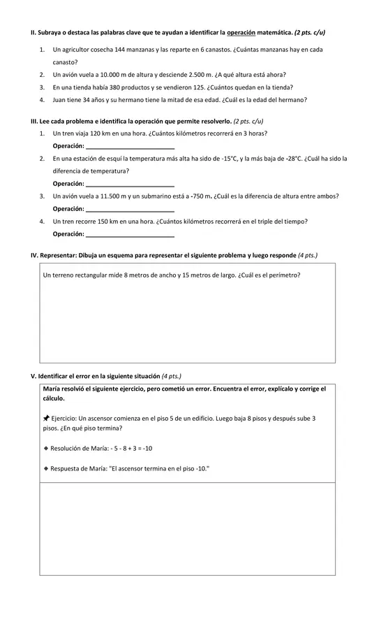 Prueba Resolución de problemas