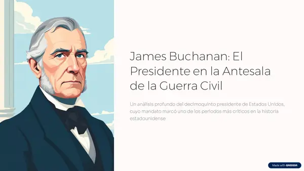 James Buchanan (Décimo quinto presidente de EEUU)