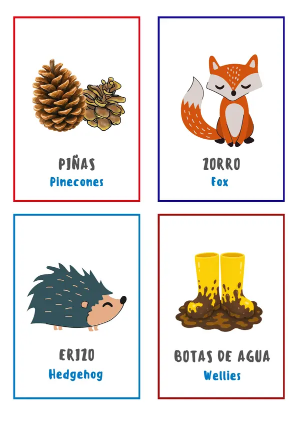 Aprende sobre el Otoño / Fall de forma divertida y bilingüe! 