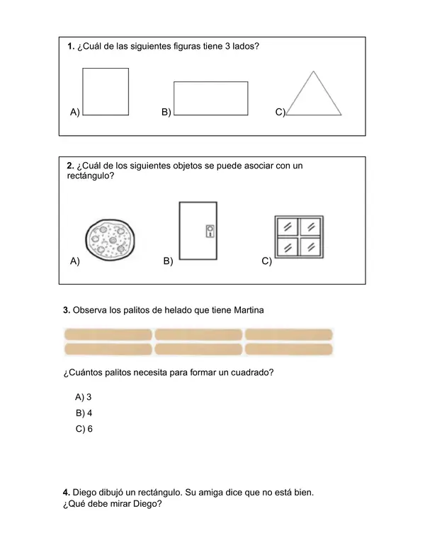 Evaluación 2 básico matemática 
