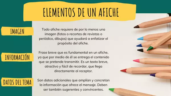 Confección afiche o poster