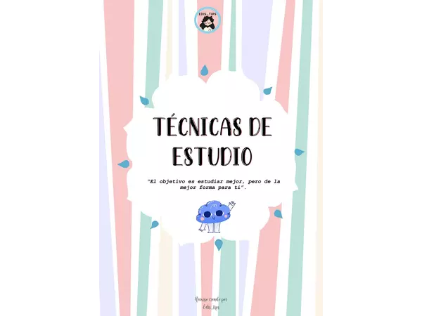 TÉCNICAS DE ESTUDIO - AUTOAPRENDIZAJE