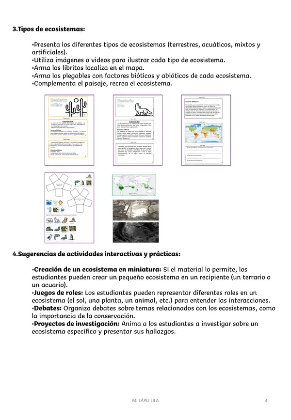 UNIDAD DIDÁCTICA LOS ECOSISTEMAS