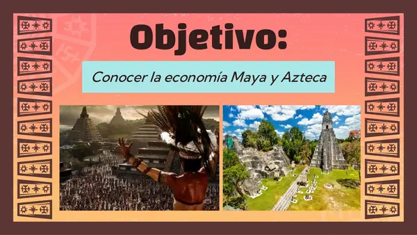 Economía y religión (Maya y Azteca) 4° Básico
