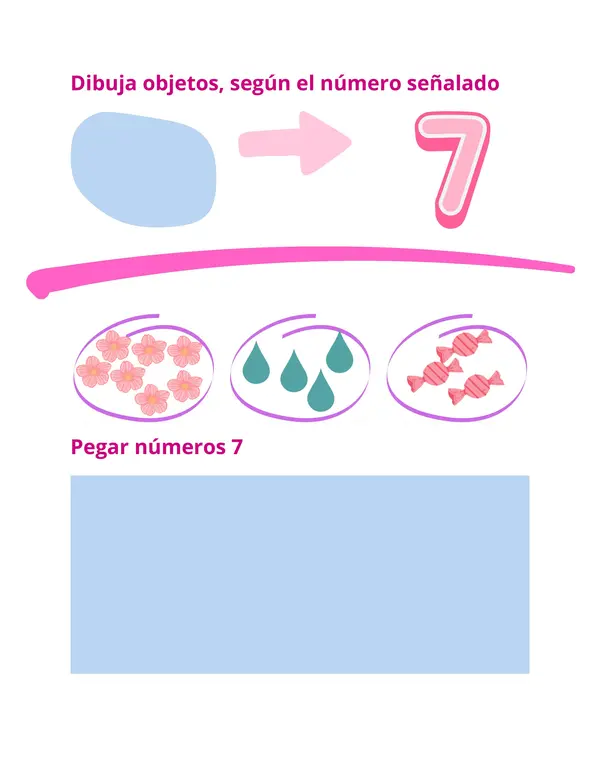 Guía de números del 6 - 10
