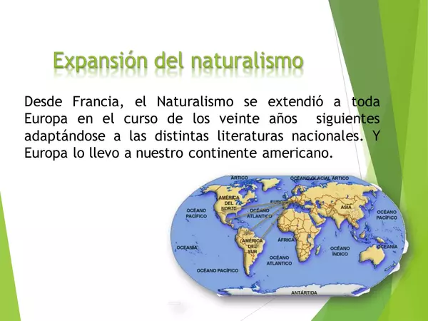 PRESENTACION EL NATURALISMO, lenguaje, cuarto medio