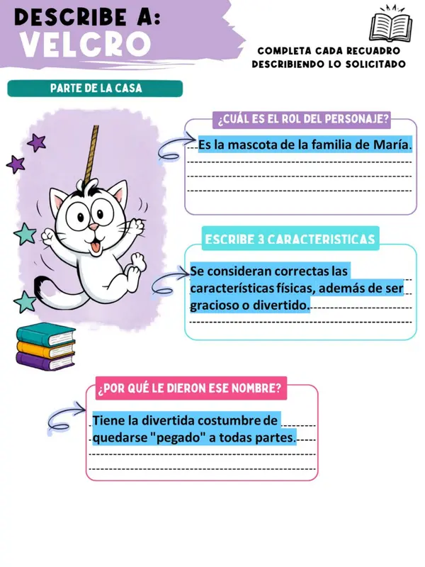 Evaluación libro María la dura en: no quiero ser ninja