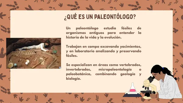 Aprendamos sobre Fósiles 