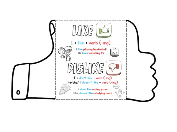 Foldable: like/dislike.