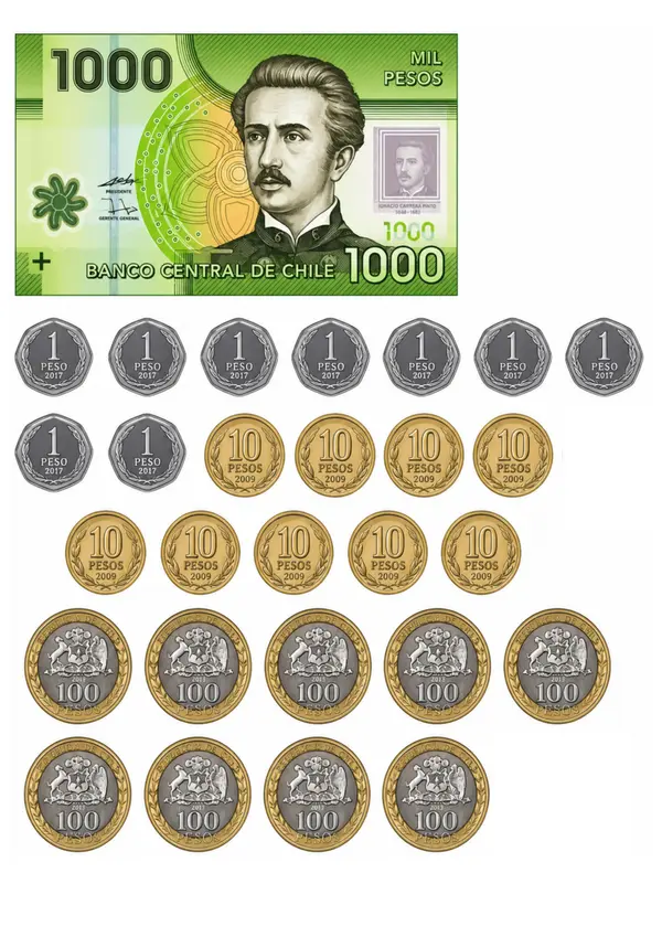 Sistema monetario animado para imprimir