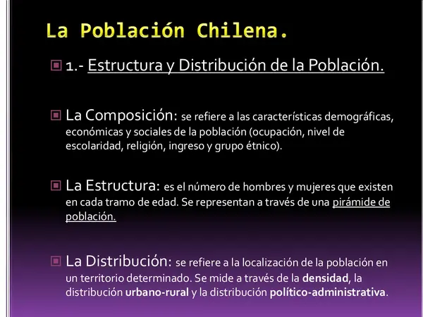 Geografía humana de Chile