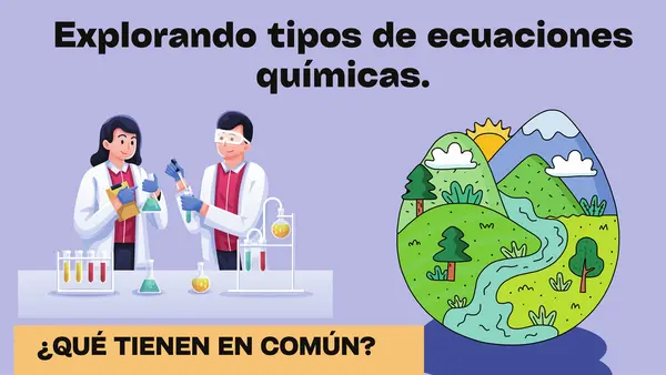 Tipos de ecuaciones químicas en la naturaleza