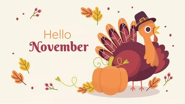 Plantilla para planeación de noviembre con temática de Thanksgiving! BONUS: Hoja de tareas mensual!