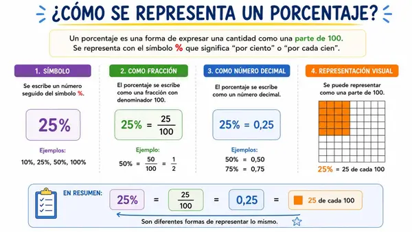OA 5.- Variaciones porcentuales 8° básico