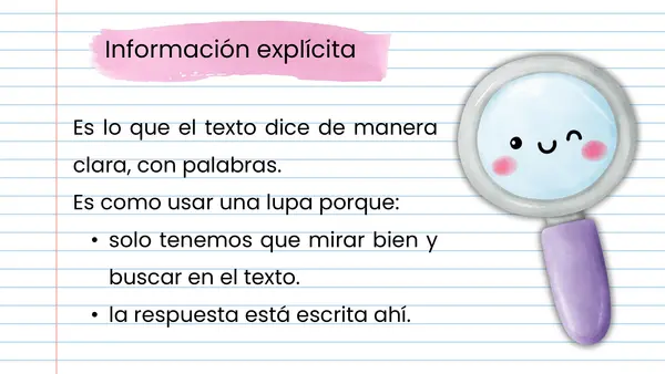 Información explícita e implícita