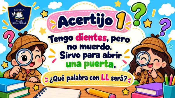 PPT: La palabra secreta de la Ll (Acertijos) Lenguaje y comunicación 1°
