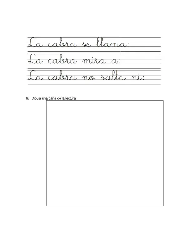 Guia de Lectura La Cabra de Bruno y Grupo BR para Lenguaje 1 Basico