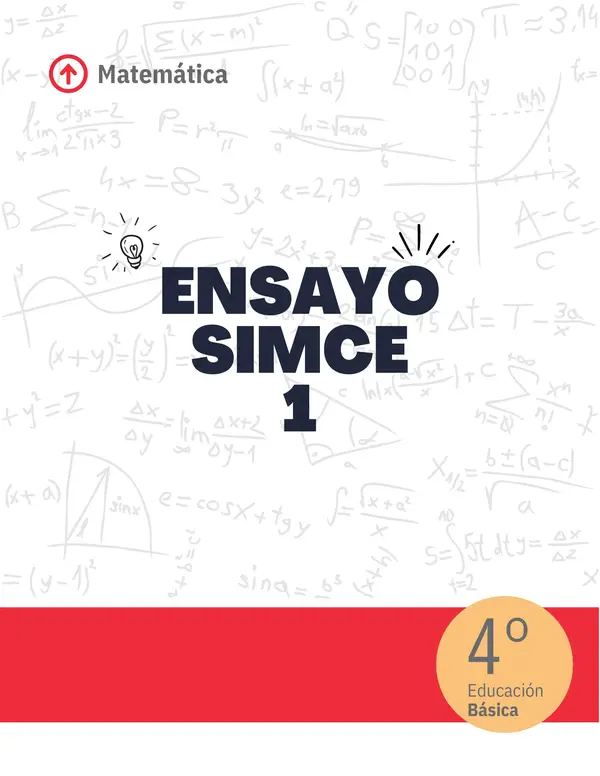 Ensayo SIMCE - Matemática 4to básico N° 1 