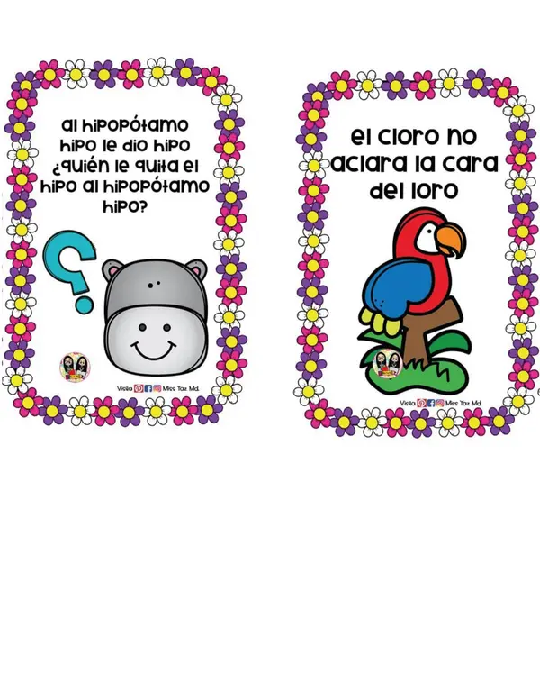 Trabalenguas para niños