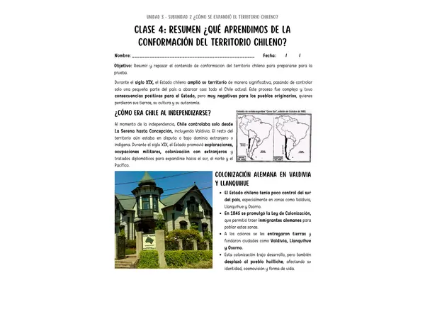 6° Resumen Conformación territorio chileno