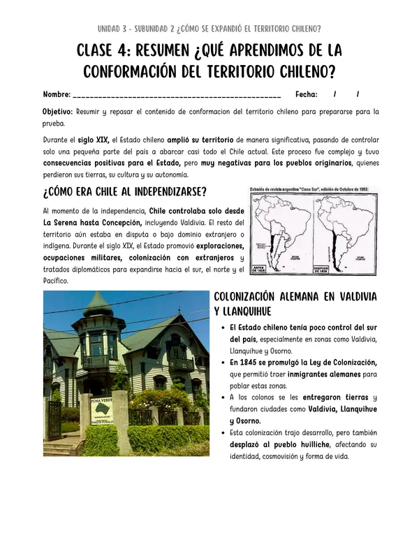 6° Resumen Conformación territorio chileno