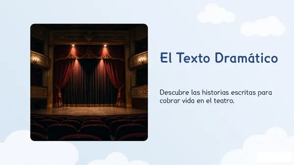 El texto Dramatico