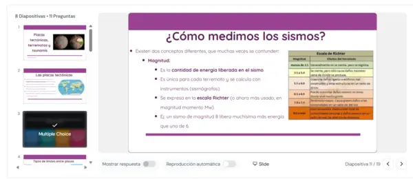 Lección interactiva: Placas tectónicas, sismos y tsunamis