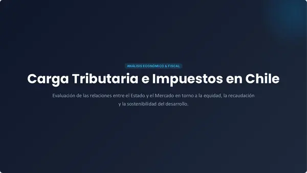 Los impuestos "Carga tributaria"